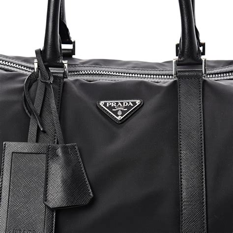 prada tessuto duffle bag|Prada nylon evening bag.